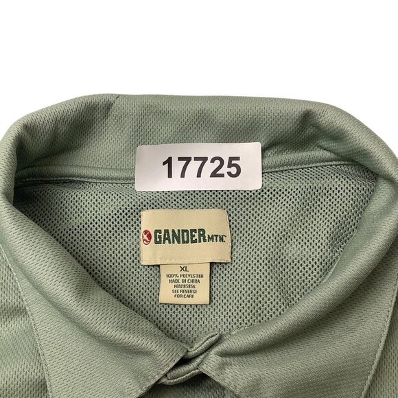 Gander Mountain Olive Green Vented Fishing Short Sleeve Shirt Mens XL - Picture 10 of 10